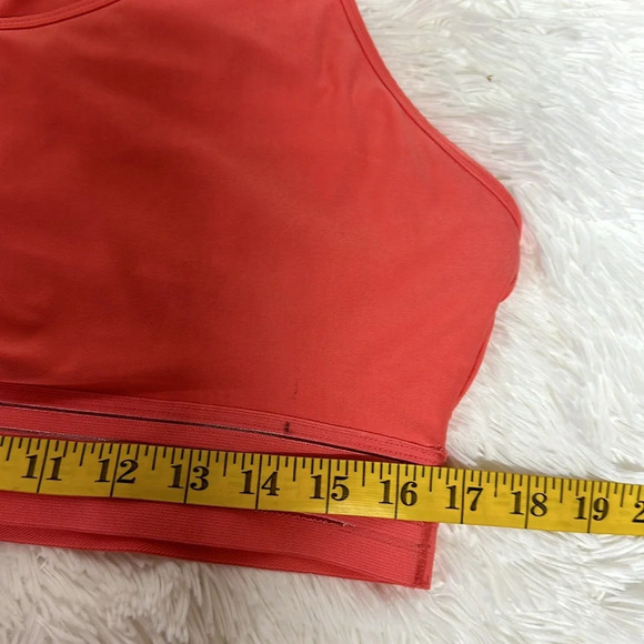 Avia Sports Bra Color is Melon - Picture 9 of 9